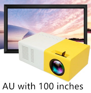 YG300 Mini Portable 3D HD LED Projector – Home Theater Cinema