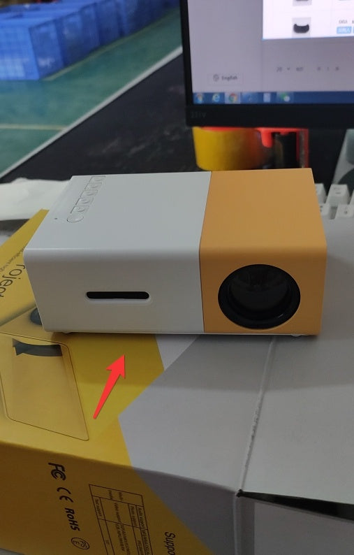 YG300 Mini Portable 3D HD LED Projector – Home Theater Cinema