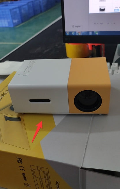 YG300 Mini Portable 3D HD LED Projector – Home Theater Cinema