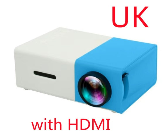 YG300 Mini Portable 3D HD LED Projector – Home Theater Cinema