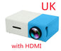 YG300 Mini Portable 3D HD LED Projector – Home Theater Cinema