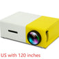 YG300 Mini Portable 3D HD LED Projector – Home Theater Cinema