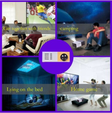 YG300 Mini Portable 3D HD LED Projector – Home Theater Cinema