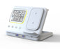 15W 5-in-1 Wireless Charging Stand with LED Digital Alarm Clock