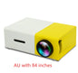 YG300 Mini Portable 3D HD LED Projector – Home Theater Cinema