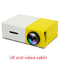 YG300 Mini Portable 3D HD LED Projector – Home Theater Cinema