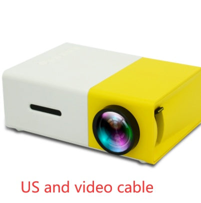 YG300 Mini Portable 3D HD LED Projector – Home Theater Cinema